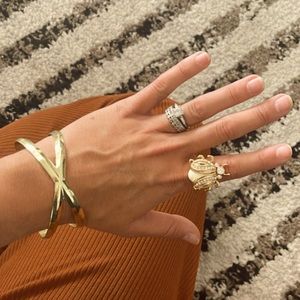 Gold Bangle Dual Bottle Opener